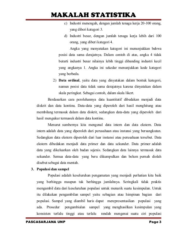 makalah statistik inferensial